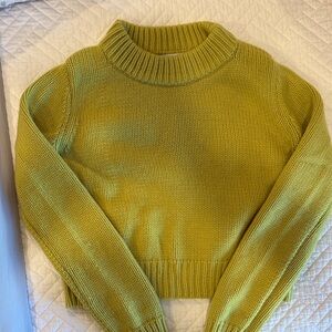 La Ligne Chartreuse Mini Marin Sweater - size small EUC